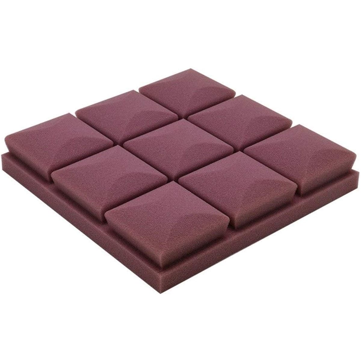 Anti-Noise 10PCS Acoustic Foam Soundproof Panels Thick Soft Sound Absorbing Cotton Bar Club Acoustic Panels Home Products (Red) (Purple)