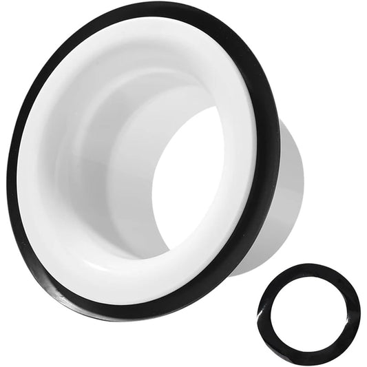 Drum Bottom Microphone and Ring Sticker Professional Bass Speaker Reverberation Speaker Musical Instrument Parts (Color : White)
