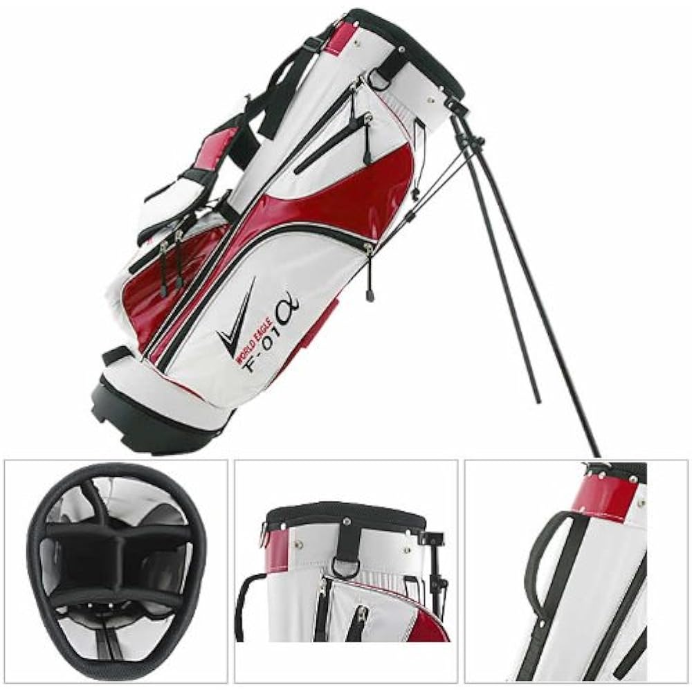WORLD GOLF World Eagle WE-5Z Men's Golf Set [White] R+ [White/Red] J-F-01α Stand Bag 5z-w/r+f-01 w/r