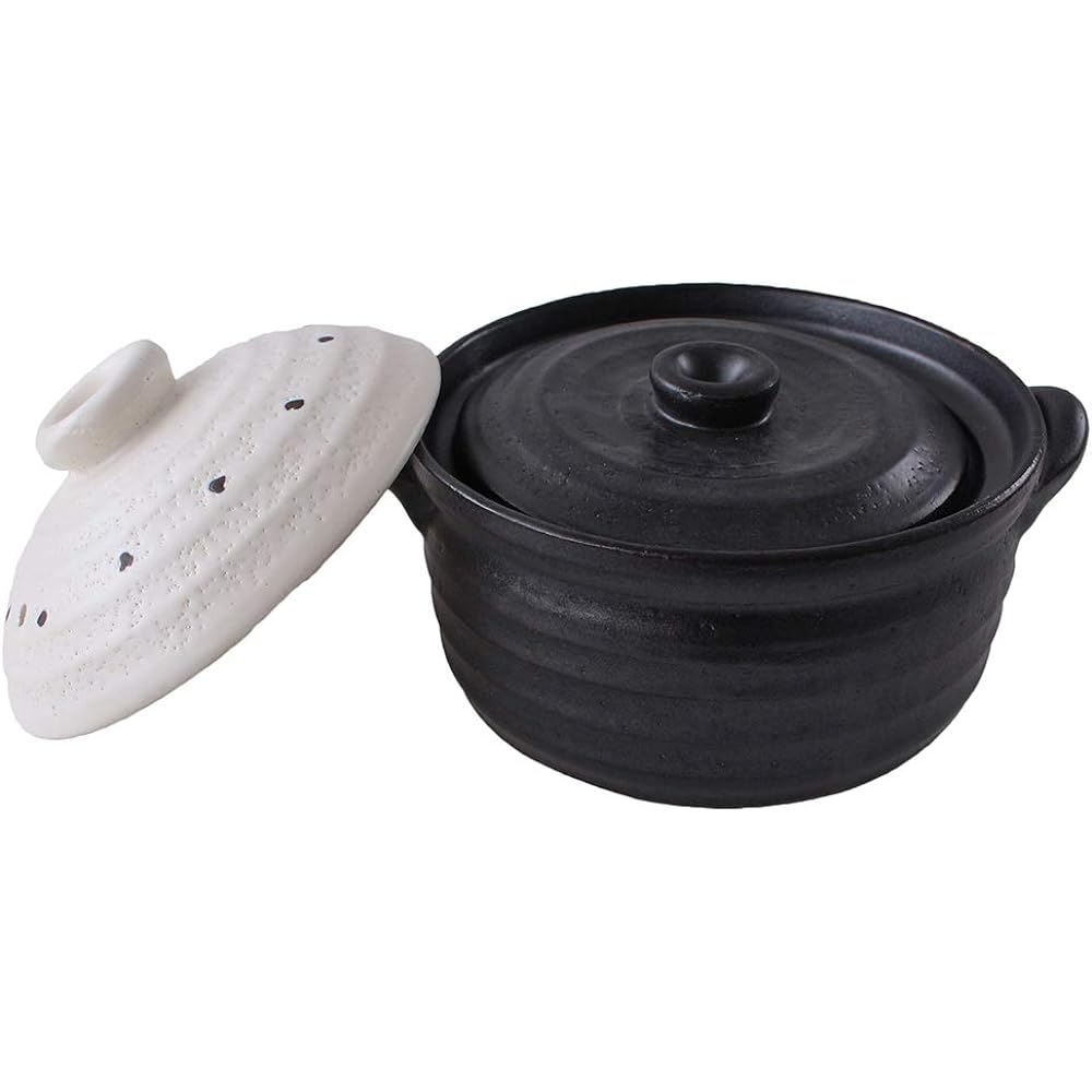 &NE Banko Ware Metal IH Rice Cooker Dot White (2 cups) NMY-M8767