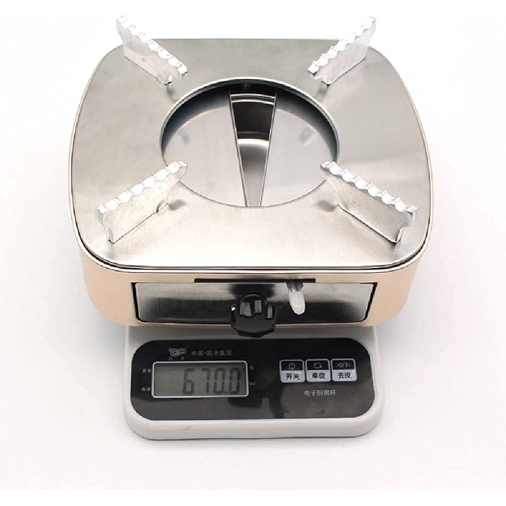 Bilaida Solid Fuel Stove Set (pot not included) Tabletop Stove Tabletop Single Pot Stove Sleeping in the Car Outdoor Camping Emergency Use After Disaster Power Outage Stabilize Safety Easy to Replace Solid Fuel Intense Firepower Controllable Firepower Ca