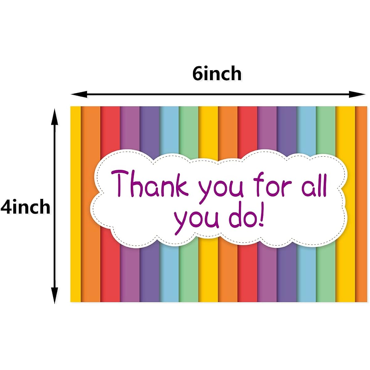 ceiba tree 24 pack thank you cards teacher appreciation greeting cards end of year and teacher's day