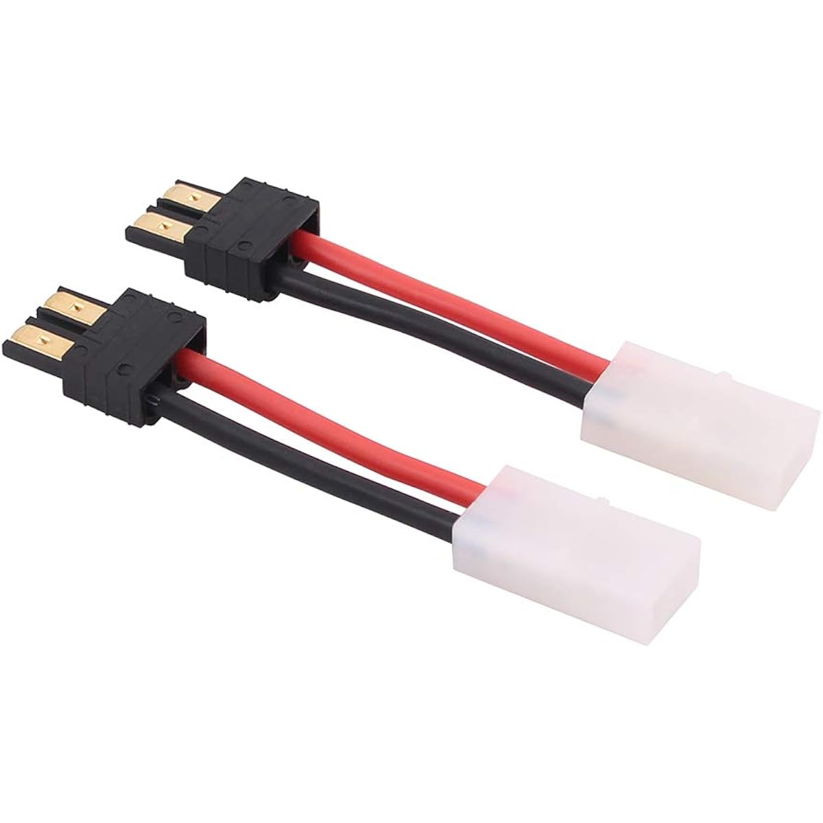 OliRC TRX Male to Big Tamiya Female RC Connector Adapter Compatible with 14awg 5cm Wire (C88-4) 4pcs