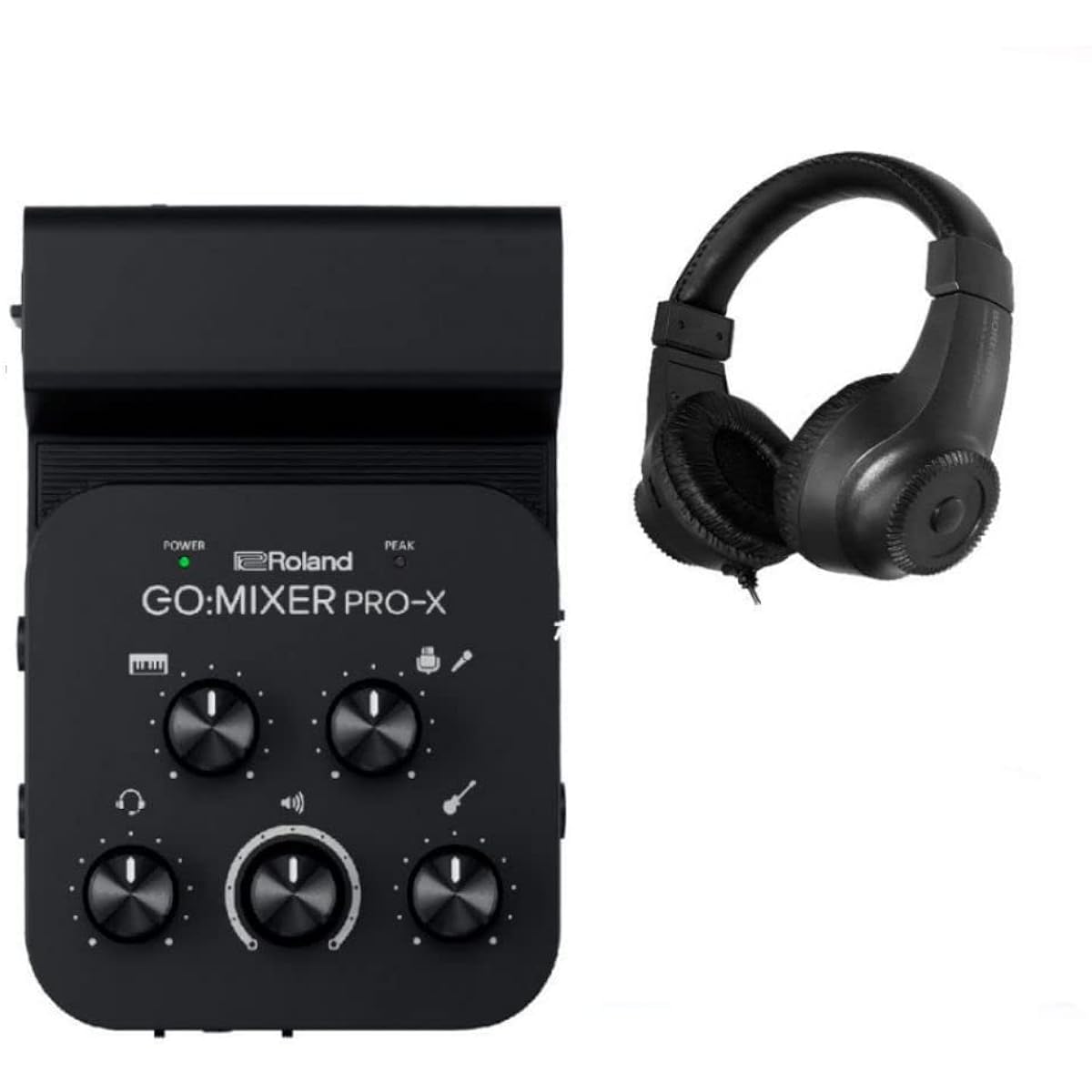 Roland GO:MIXER PRO-X Portable mixer for mobile devices Smartphone distribution equipment [Headphone set BH-181]