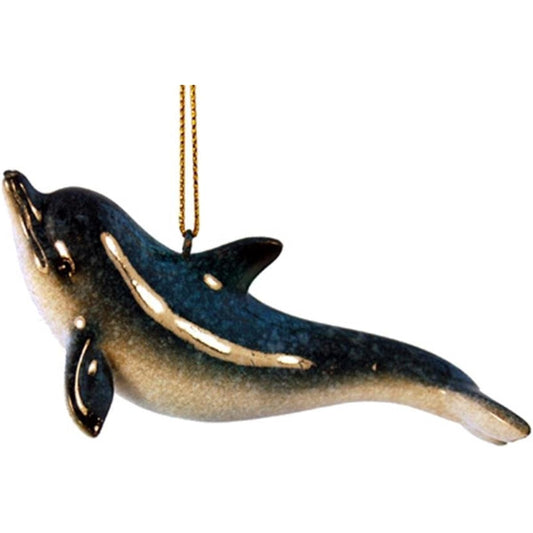 StealStreet YXF-176 SS-UG-YXF-176, 4.25" Dolphin Aquatic Life Ceramic Decorative Ornament, Blue