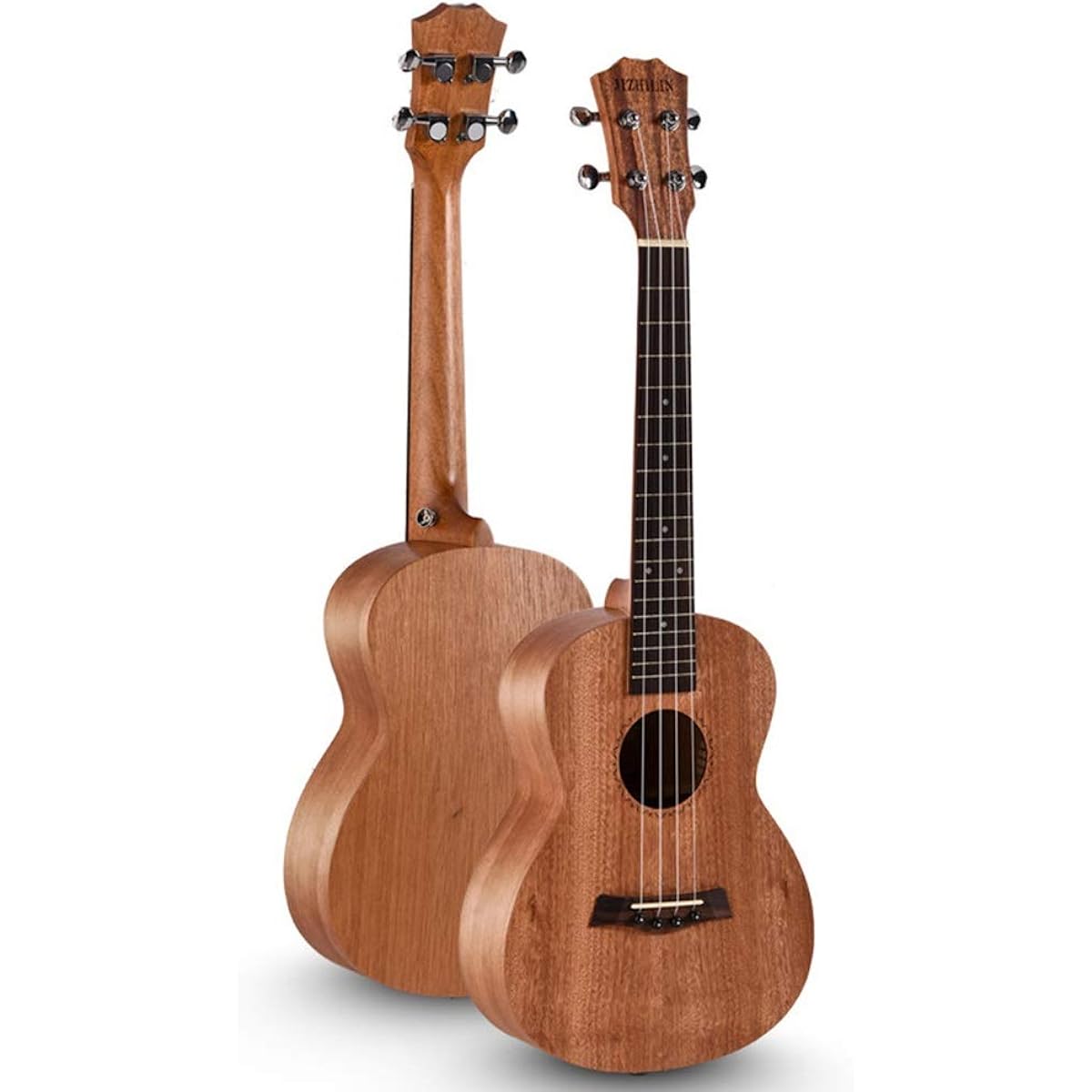 Ukulele Mahogany Musical Instrument 4 Strings Sound Source Gift Natural 26 Inch Concert Ukulele (Color: Natural, Size: 26 inches)