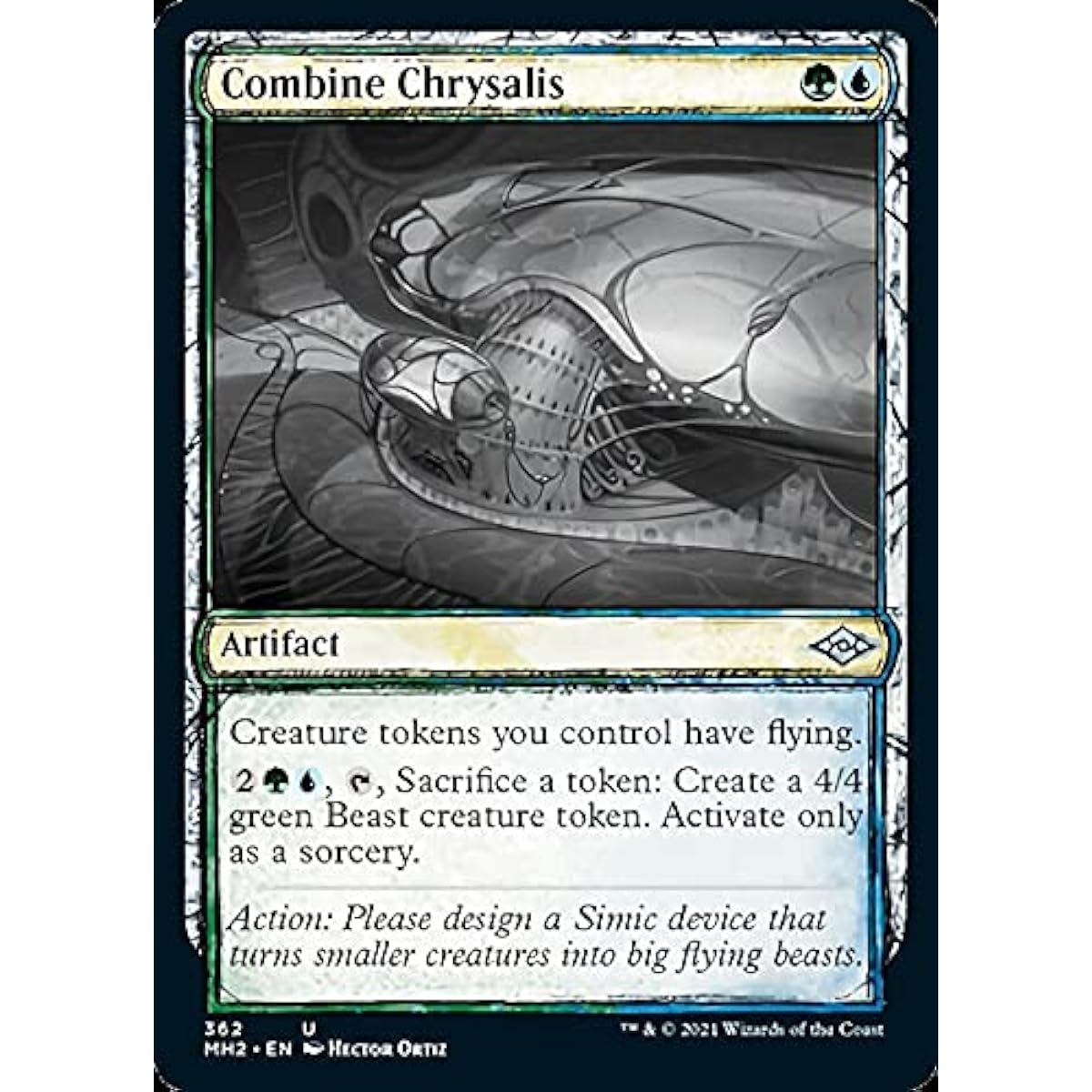 Magic: The Gathering - Chrysalis Merged (362) - Showcase (Sketch Art) - Modern Horizons 2