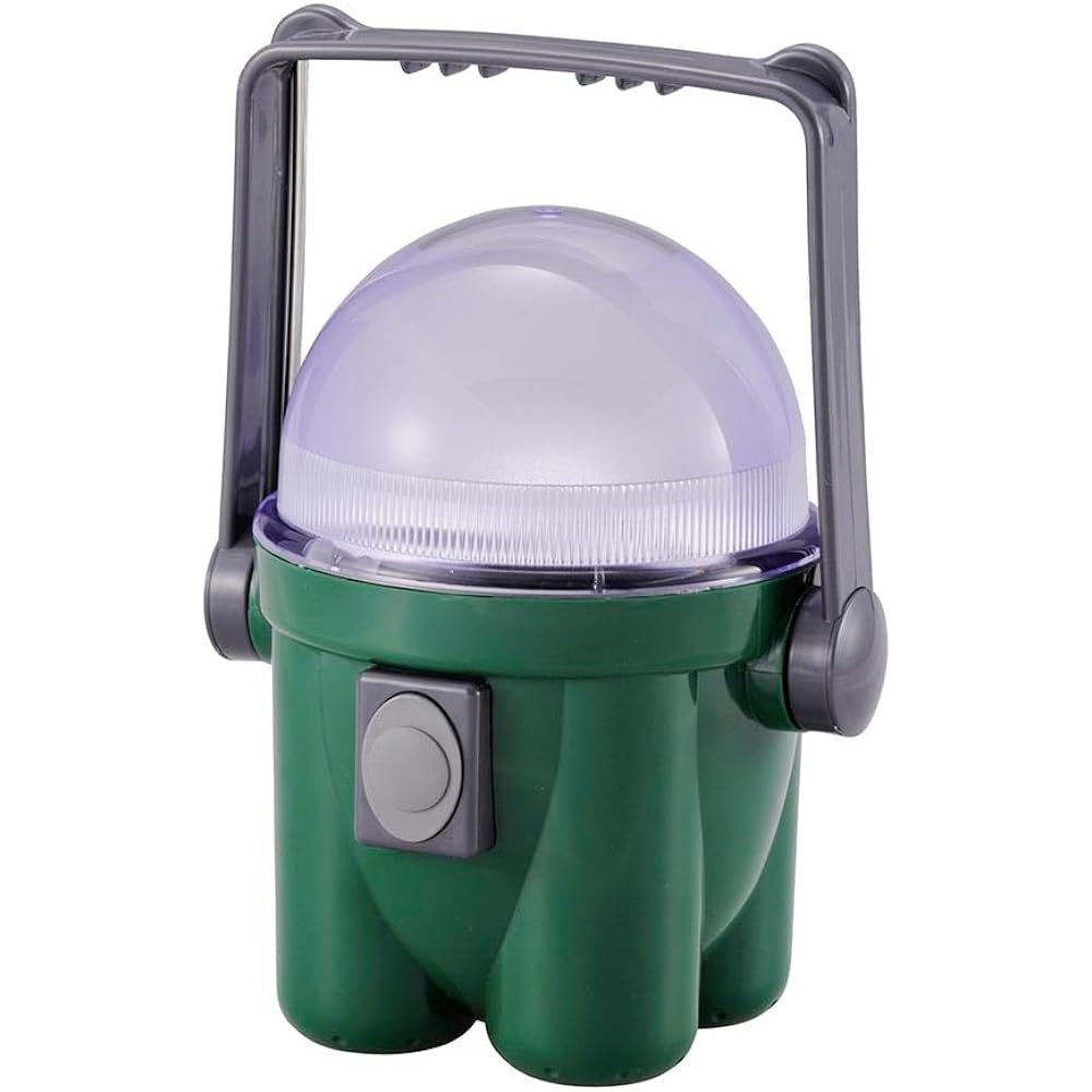Ohm Electric LED Camping Lantern, Large 2400 Lumens, White LED, Battery Operated, 5 Levels of Brightness Adjustment, Green LN-CL2400-G 08-1321 OHM