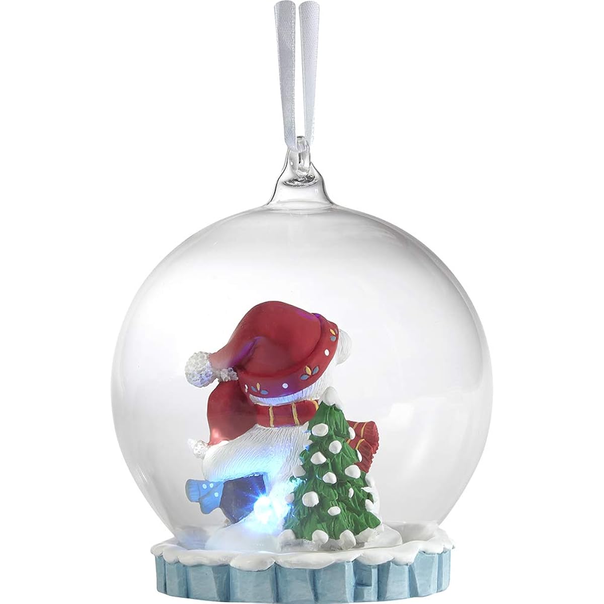 Precious Moments 201402 You're A Warm Hug On A Cold Day LED Resin/Glass Ornament One Size Multicolor