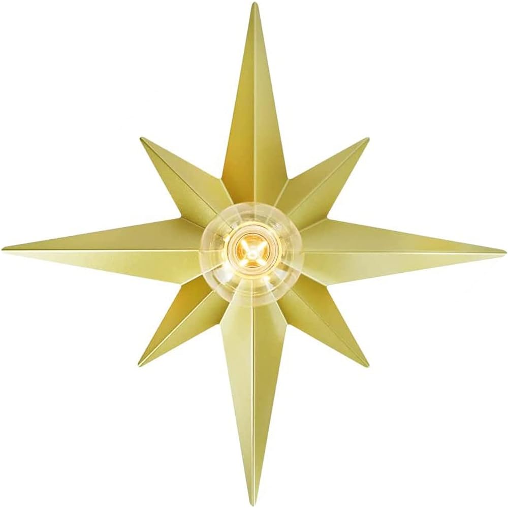 KY LEE Bracket Light for 1 Light E26 Stylish Cool Simple Star Shape Scandinavian Retro Modern Star Shape Cute Bracket for Dining Table Kitchen Toilet Stairs Living Room