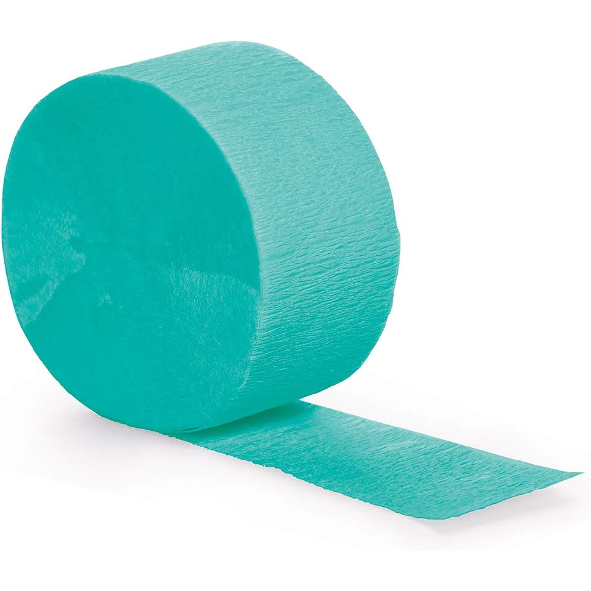 Hoffmaster Group 324777 81 ft. Teal Lagoon Crepe streamers44; pack of 12
