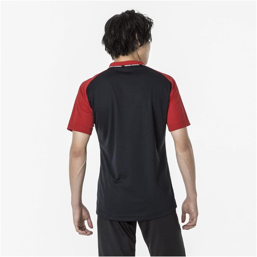 [Mizuno] Soccer Wear, Field Shirt, Recycled Polyester Material, Sweat Absorbent, Quick Drying P2MAA041