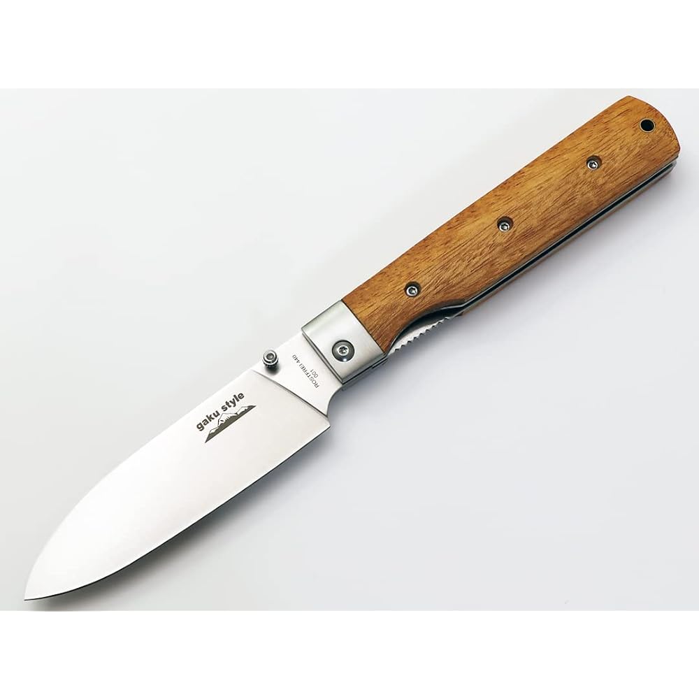 [Barbecue Chef] Folding knife Santoku type camping knife