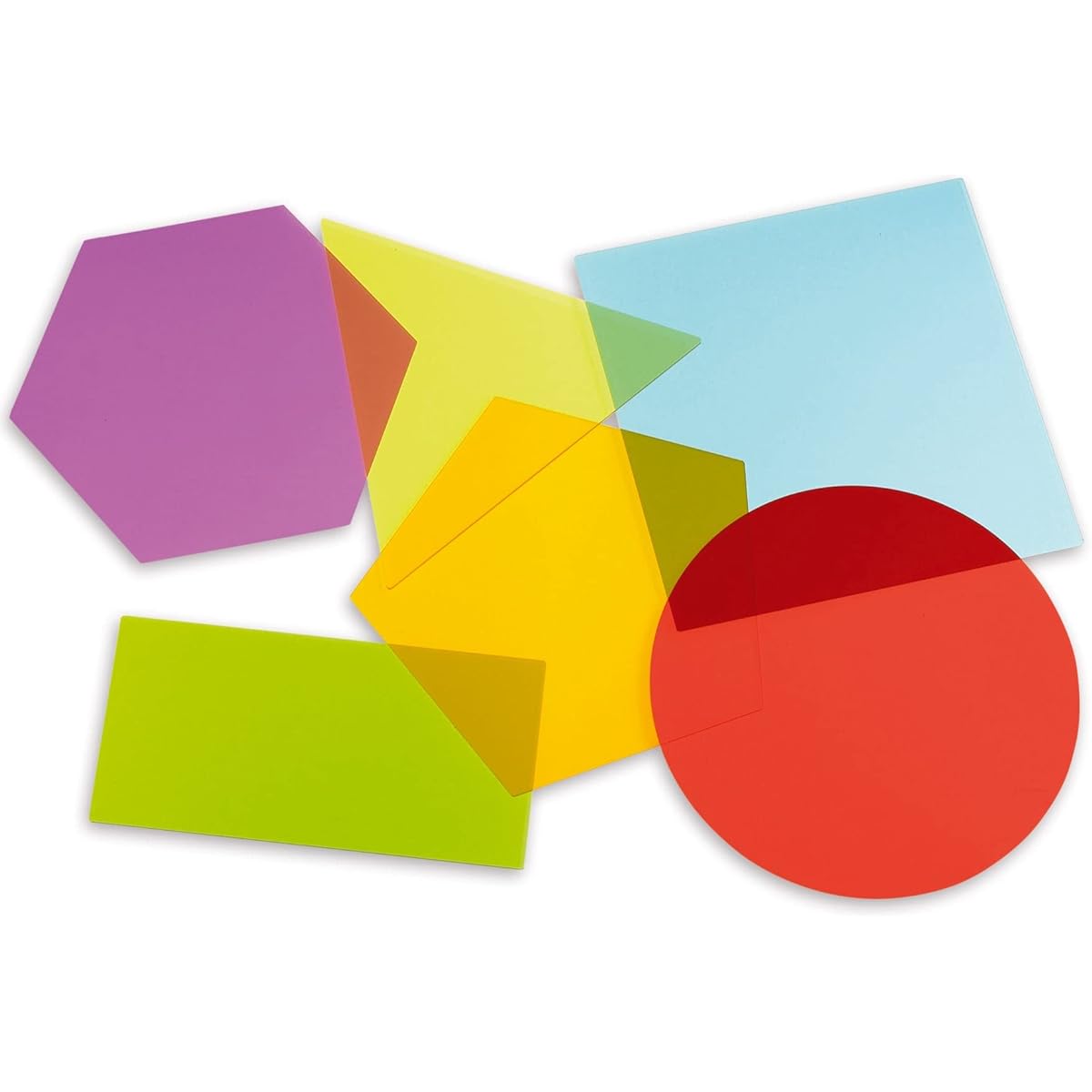 TickiT 72395 Jumbo Color Board Mix Shaped Feeder, 200mm Diameter (Pack of 6)