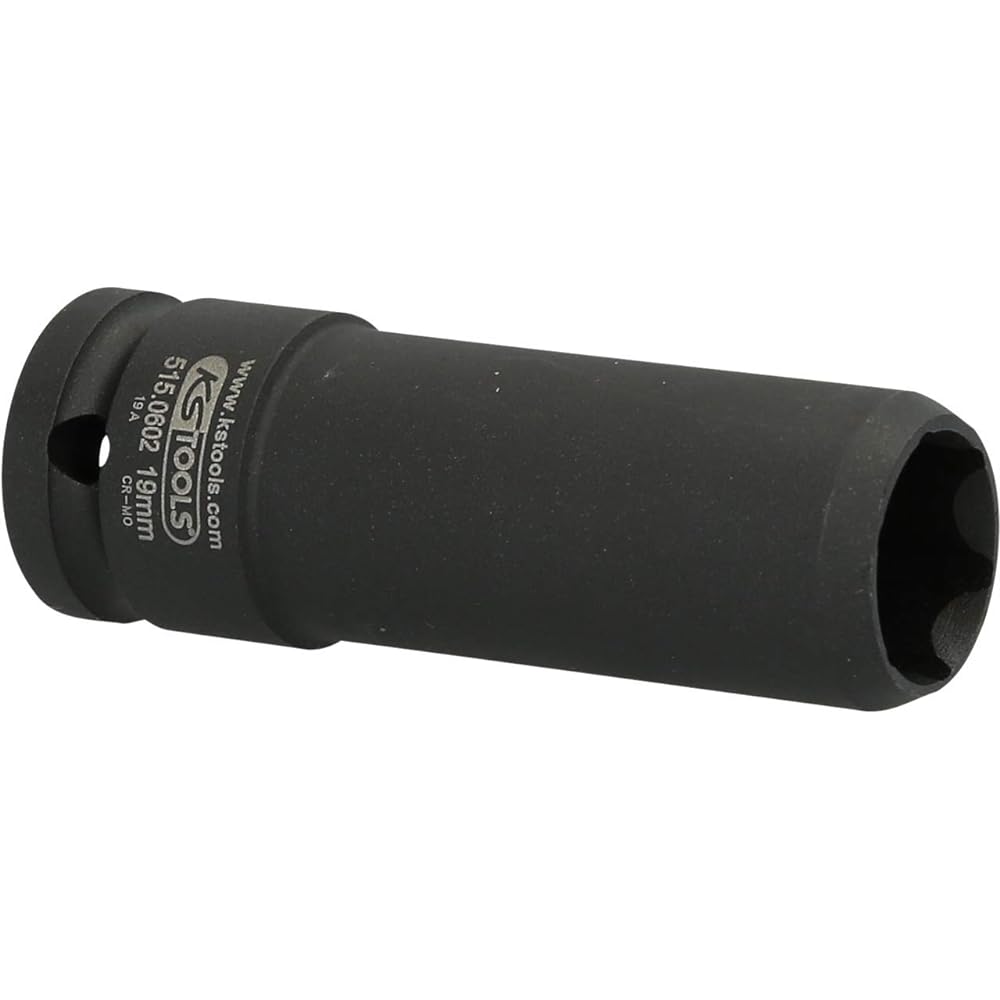 KS Tools Special Impact Socket for 1/2" Screw Tracking Plate 19 mm 515.0602