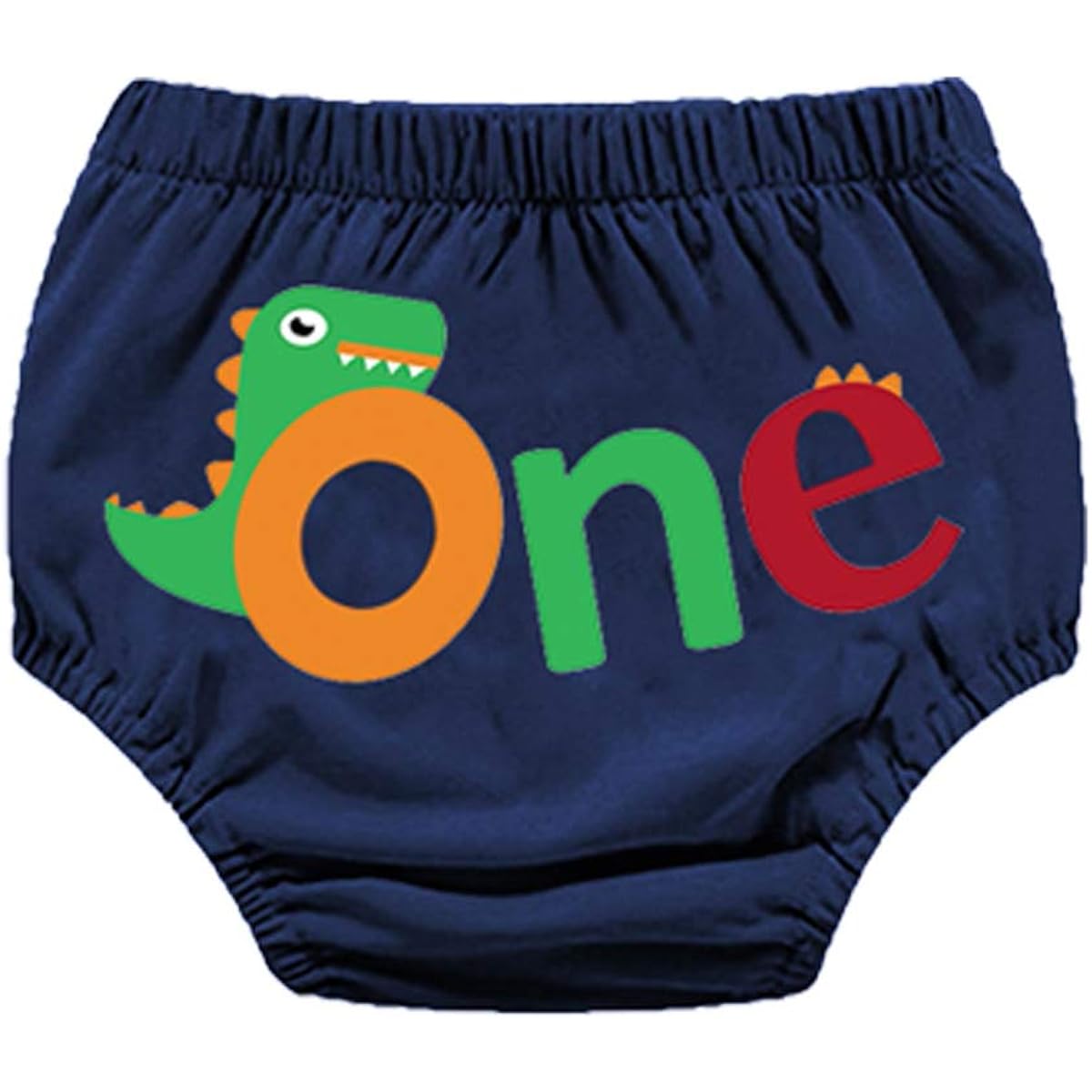 HIHCBF Baby Dinosaur Cake Smash Costume 1st Birthday Photo Shoot Decoration Kit High Chair Banner Bloomers Suspender Bowtie