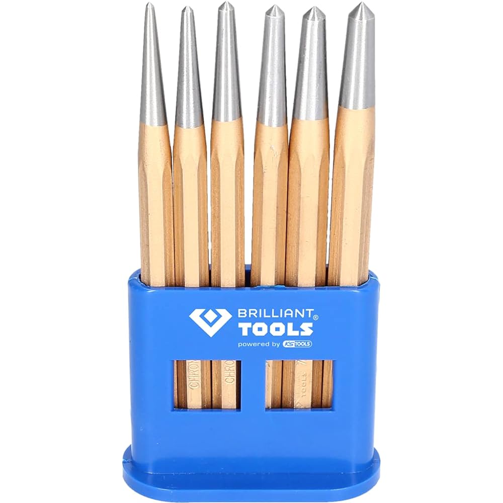 KS Tools Center Punch Set 6 Pieces BT085080