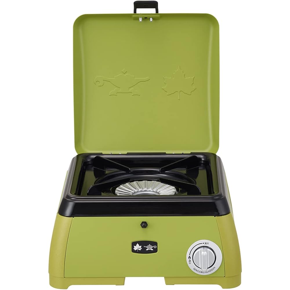 LOGOS LOGOS×SENGOKU ALADDIN Portable Gas Cassette Stove 1 Burner 81060040 Camping Outdoor Barbecue