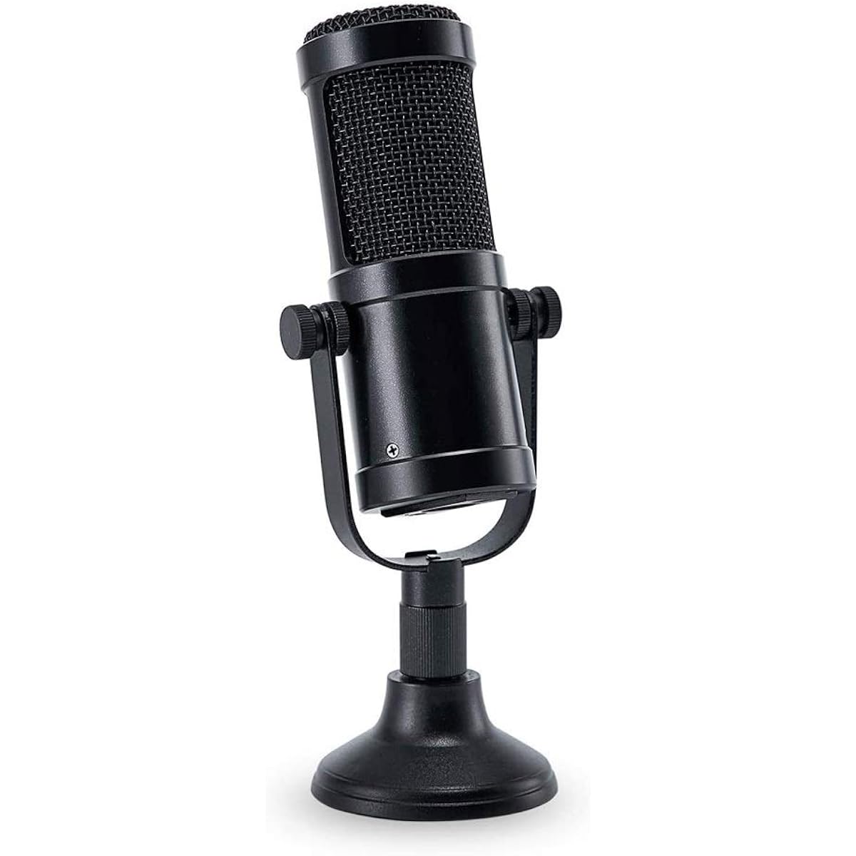 Computer Microphone USB Gaming Condenser Microphone Plug and Play Computer PC Microphone Miniature with Stand and Adjustable Mic