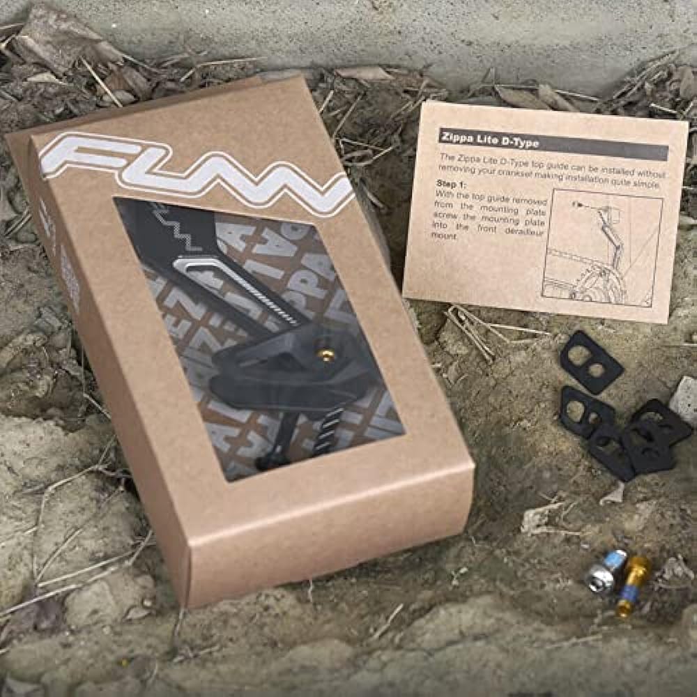 Funn Zippa Lite Chain Guide, D-type (direct mount type), suitable for bicycles and mountain bikes, durable, lightweight