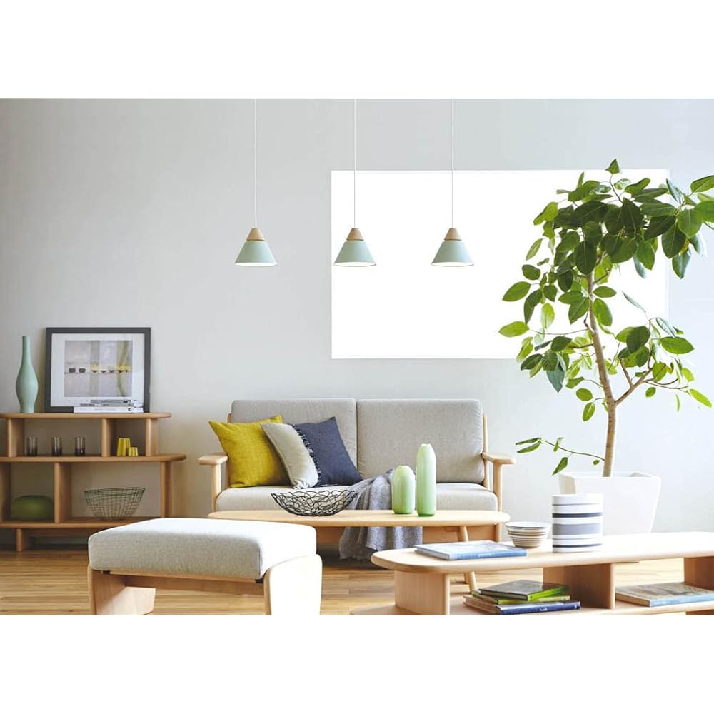 Koizumi LED Pendant for Wiring Duct Rail 60W Equivalent A-pendant Height Adjustable Pale Green Matt Warm White: AP53825