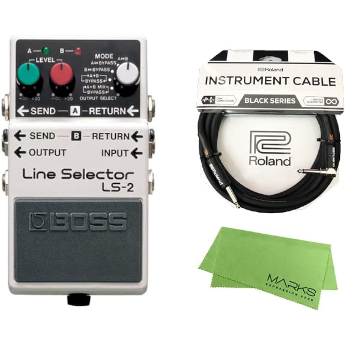[Roland cable + cross set] BOSS Line Selector LS-2