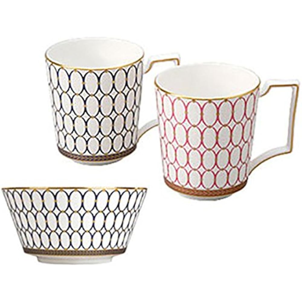 [Regular Imported Product] Wedgwood Renaissance Gold Mug Pink Wedding Gift Present 5C107408922