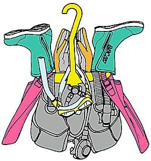 Diving hanger (yellow)