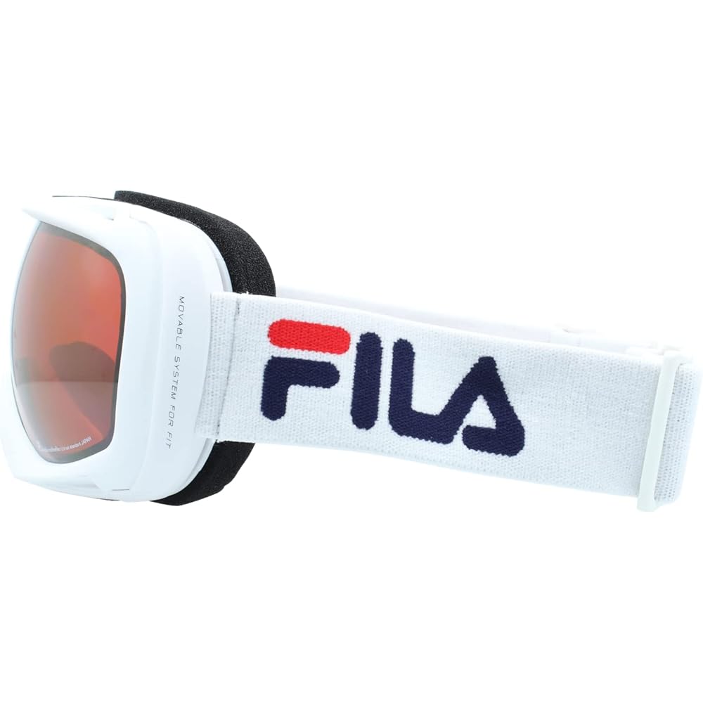 [FILA] FLA Goggles Mirror Lens FLG 9822-4 UV Protection Anti-Fog Spherical Lens Double Lens Glasses Compatible Unisex Men Women Ski Goggles Snowboard Goggles Snowboarding