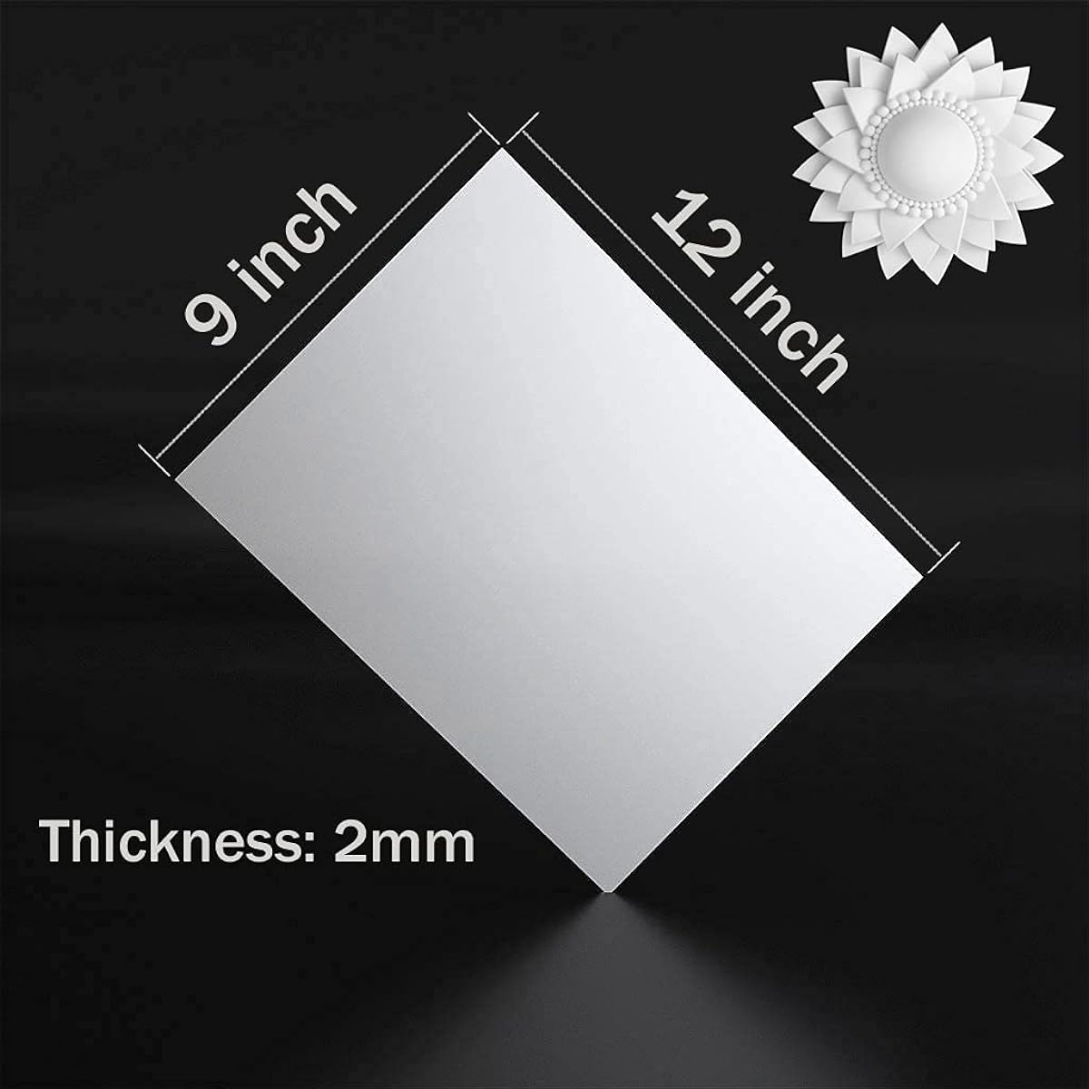 MEARCOOH White Foam Sheets Craft, 30 Pack 9 x 12 Inch 2mm Thick Premium EVA Foam Paper Set for Card Making, Crafts, DIY Projects, Stamping, Classroom, Scrapbooking