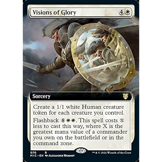 Magic: The Gathering - Vision of Glory (070) - Extended Art - Midnight Hunt Commander