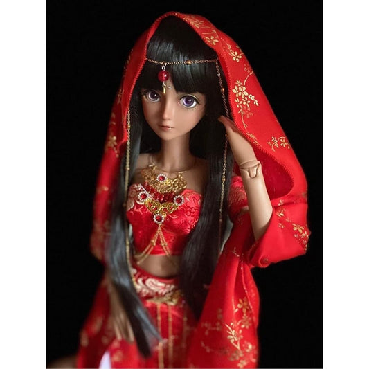 ASDOLL Blythe jointed doll BJD doll black skin 1/3 female joint movable doll 60cm plastic doll selectable