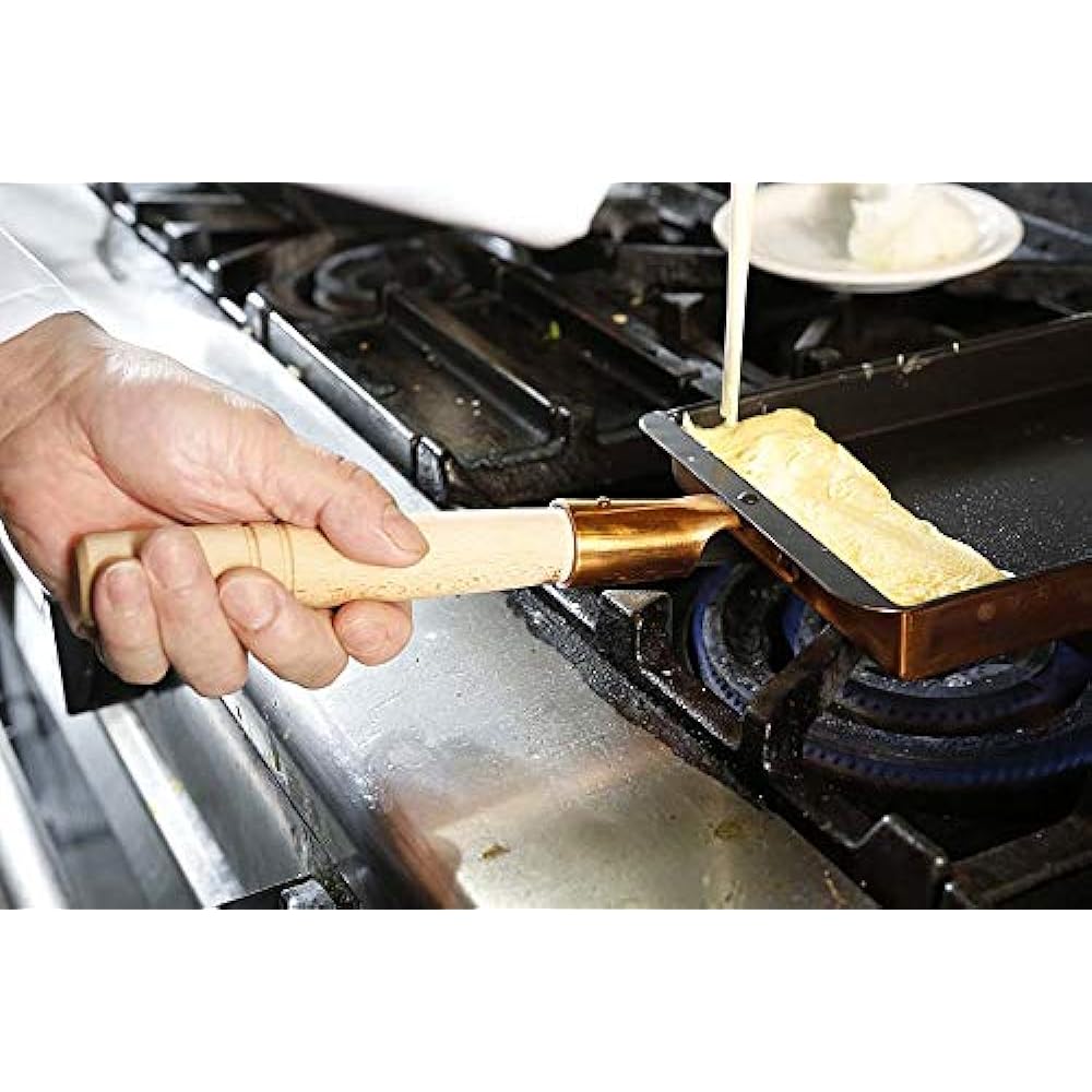 EBM Copper Tamagoyaki Kansai type (Fluorine resin processing) 13.5cm