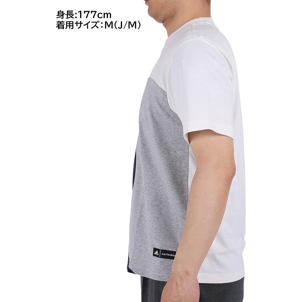 [Adidas] Short Sleeve T-Shirt Marimekko Future Icon Three Stripes ENC05 Men's