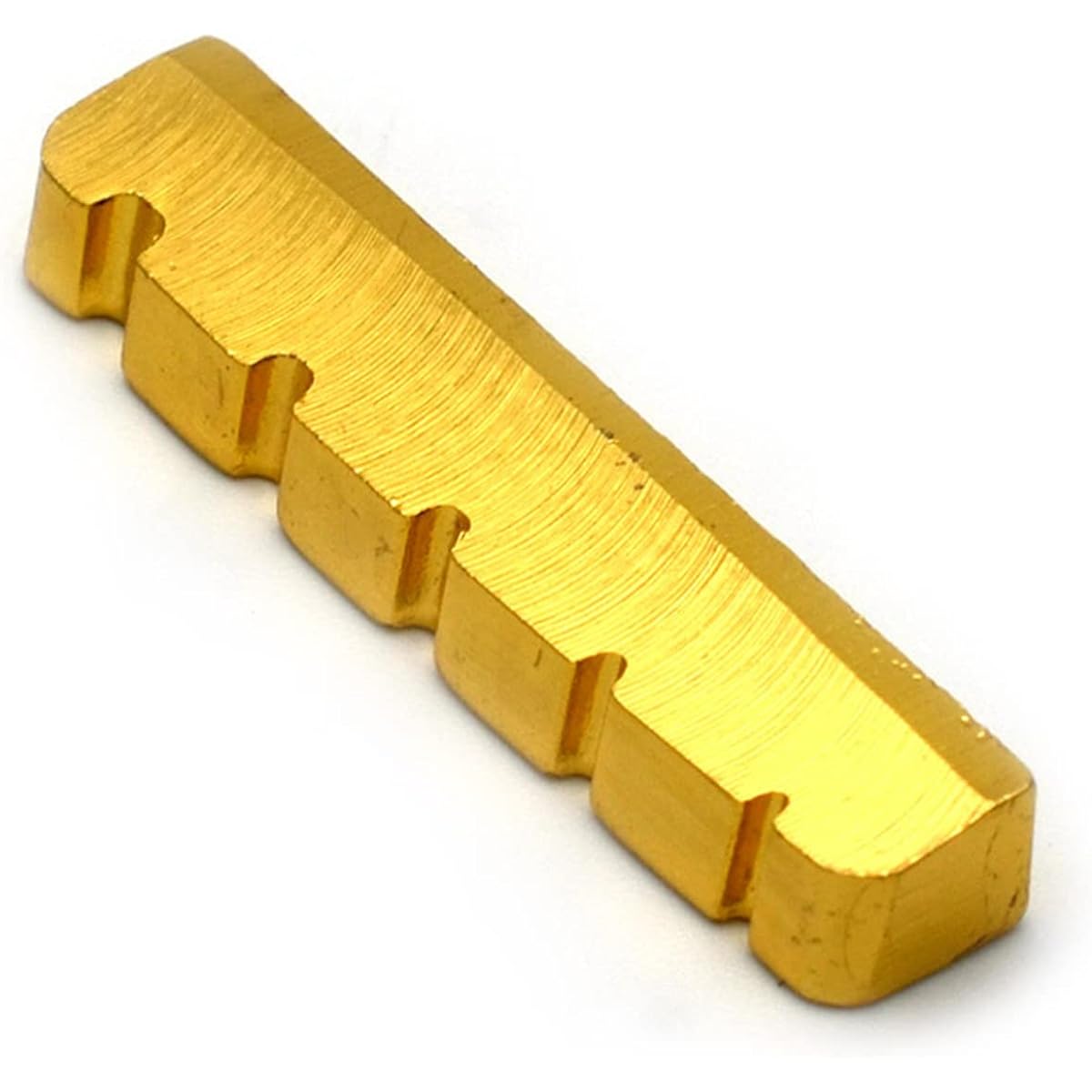 Brass Nut 5 String Slotted 45x6mm Electric Guitar BASS New Parts