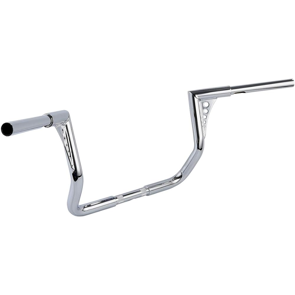 Chorme 12" Rise Ape Hanger Bar 1-1/4" Fat Handlebar for Harley Dresser Bagger Touring