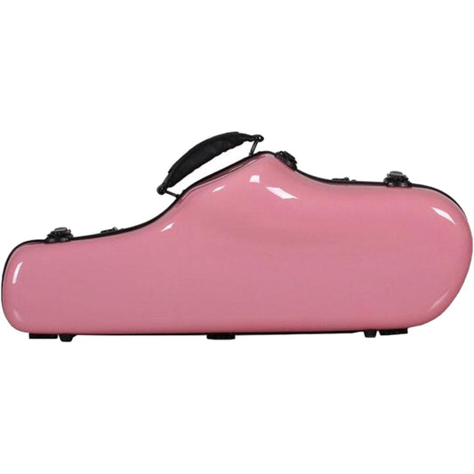 aternee Portable Alto Sax Gig Bag Hard Case for Sax, Pink