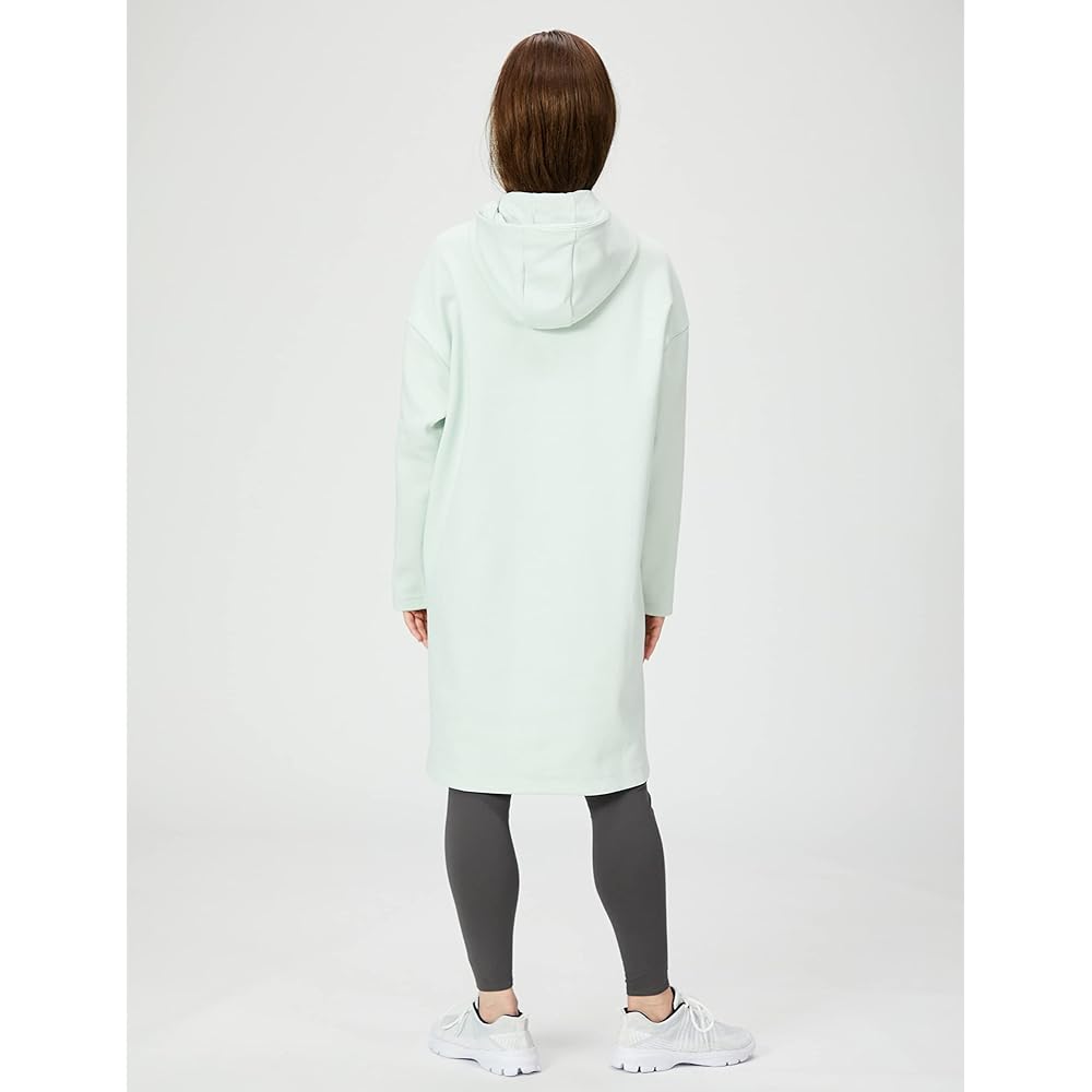 [Adidas] Sweatshirt Parka PRSVE Oversized Fit Double Knit Hooded Tunic VM083 Women's