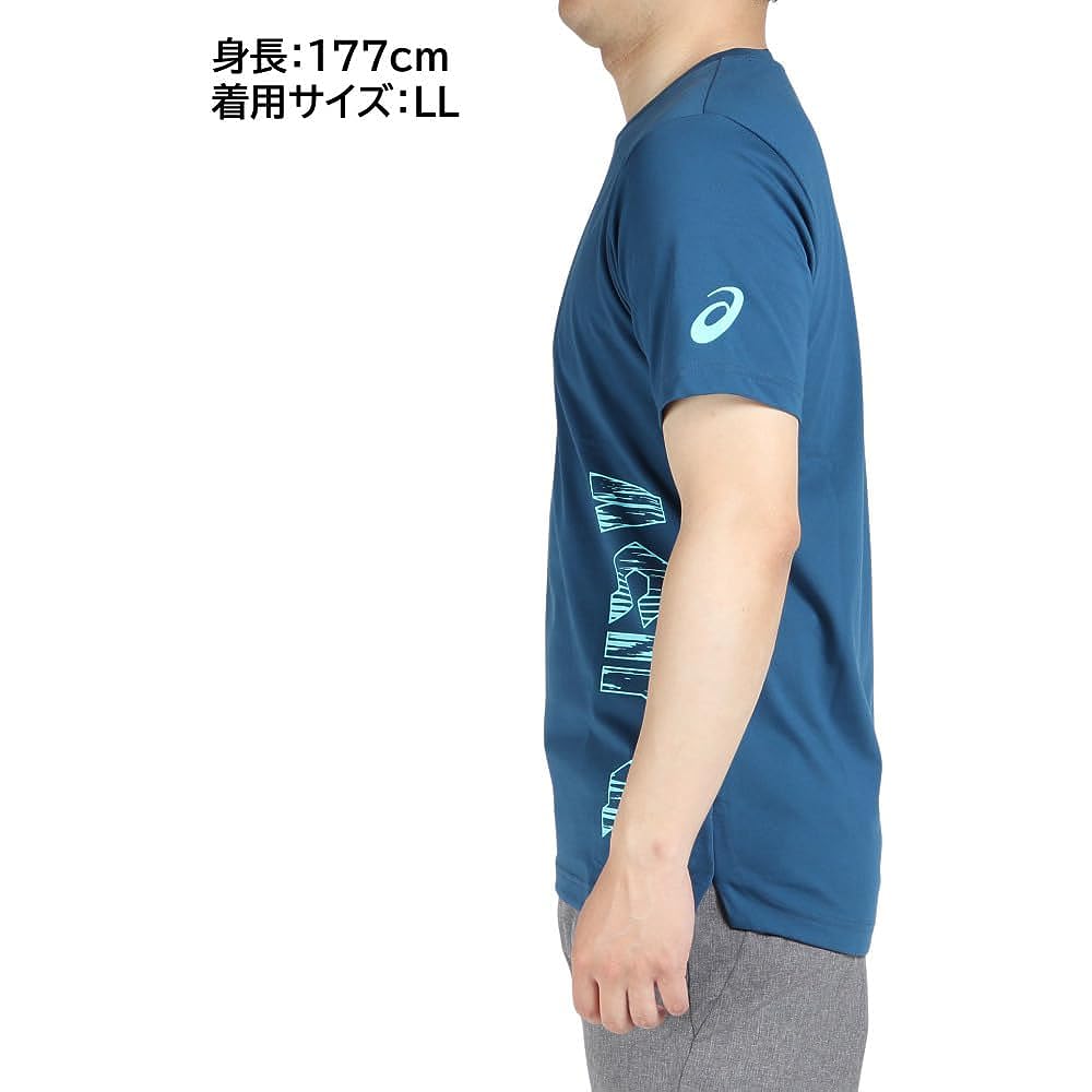 ASICS 2101A173 Men's Soccer Wear Dry Cotton Short Sleeve Shirt