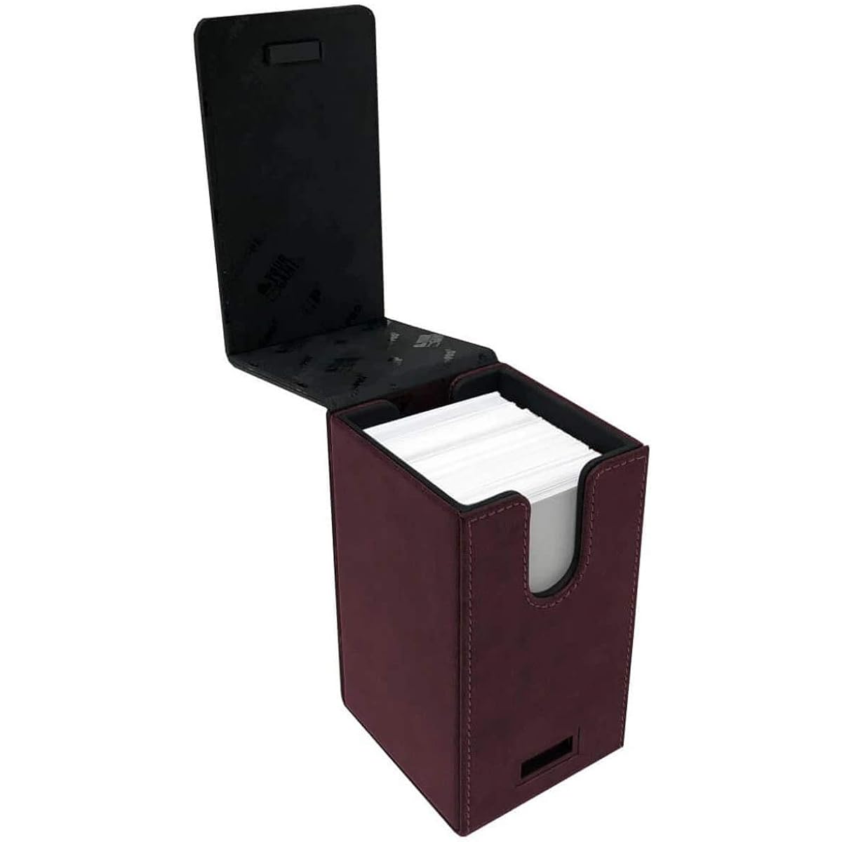 Alcove Tower Deck Box Suede Collection Ruby