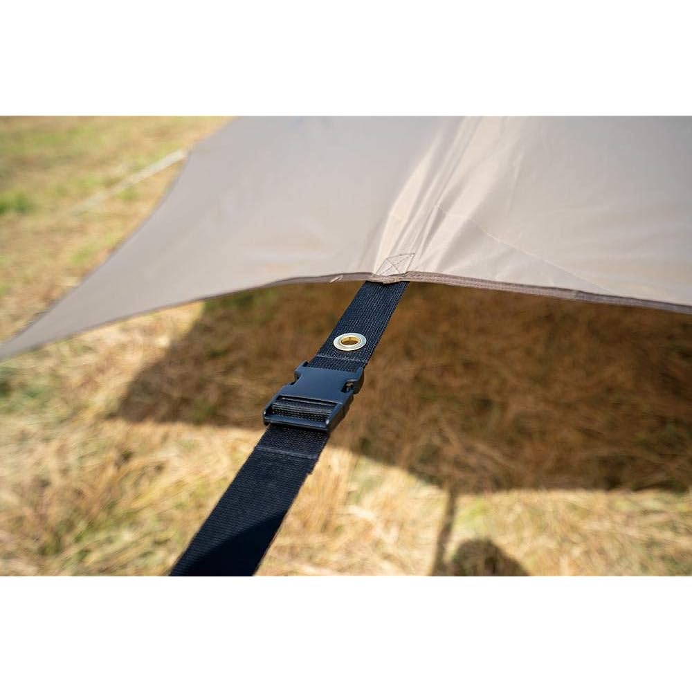 Ogawa Outdoor Camping Tarp System Tarp Hexa DX Dark Brown 3331