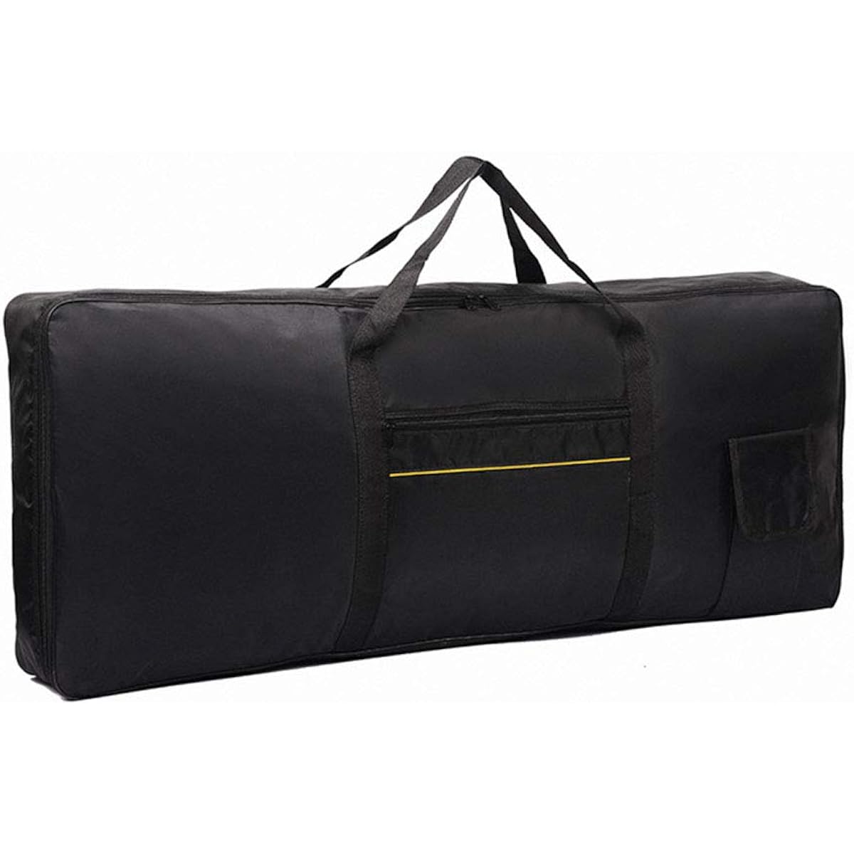 CALIDAKA Keyboard Bag Cover Portable Piano Padded Case 61 Keys Thickened Electronic Organ, 38x16x5 Inch Portable Piano Padded Case Soft 420D Nylon Oxford Keyboard