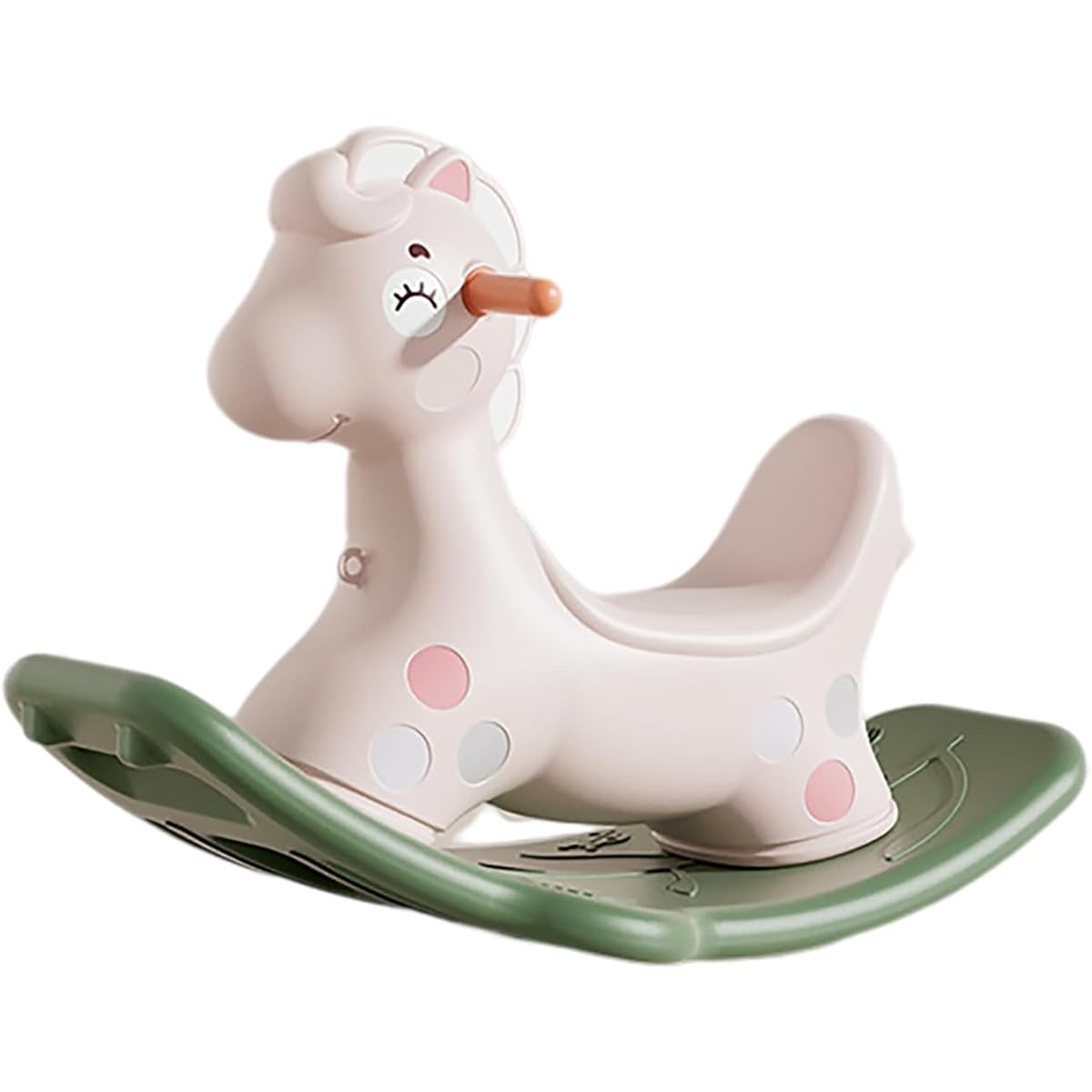 Gorocking Lover's Rocking Horse Vehicle Toy for 1-5 Year Olds (Pink)