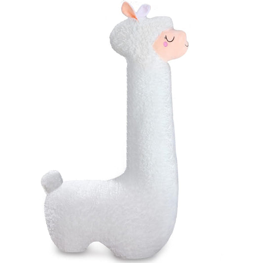 40" Giant Llama Plush Toy Pillow - Soft and Fluffy Alpaca Stuffed Animal for Kids & Adults, Great Birthday Gift