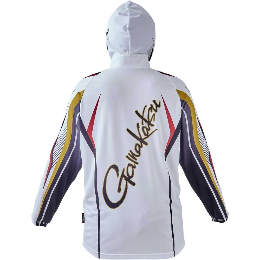 [Gamakatsu] 2WAY print zip shirt hoodie