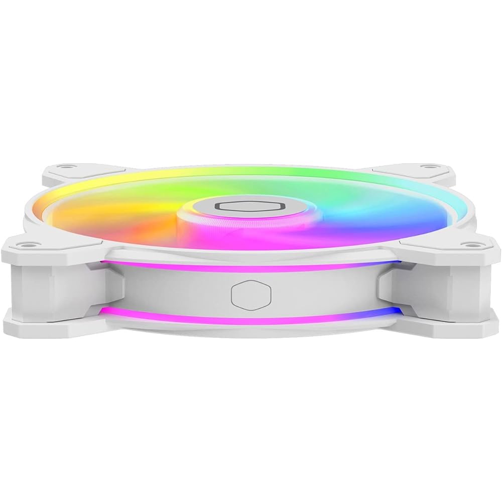 Cooler Master MasterFan MF140 Halo2 140mm ARGB Gen2 PC Case Fan White MFL-B4DW-16NP2-R2 FN1896