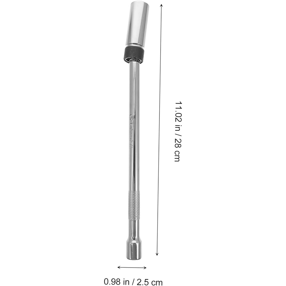 Vaguelly 6 Socket Wrench Outlet Magnetic Socket Swivel Socket Spark Plug Installer Chrome Vanadium