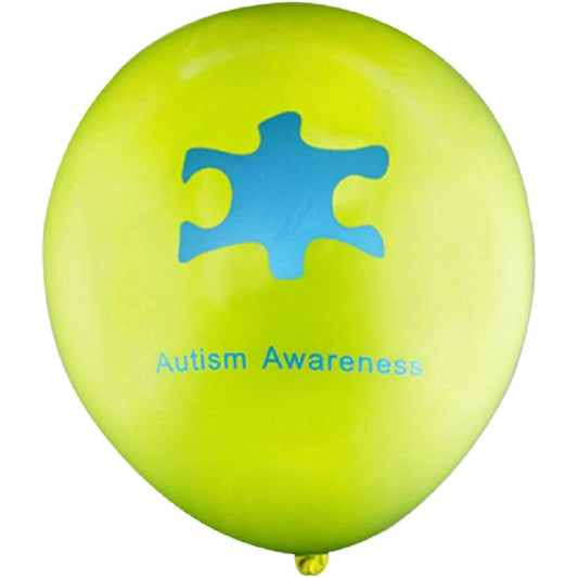 50 Autism Awareness Latex Balloons (1 Pack - 50 Balloons)
