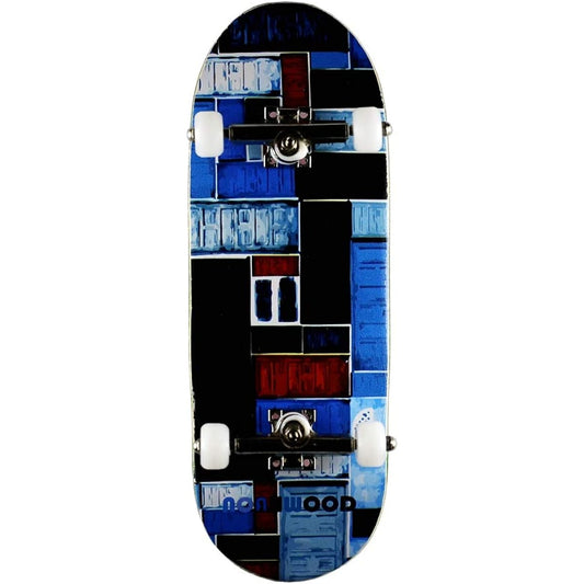 NOAHWOOD Wooden PRO fingerboard (deck, tracks, wheelset) (Door ii set, 100x32mm)