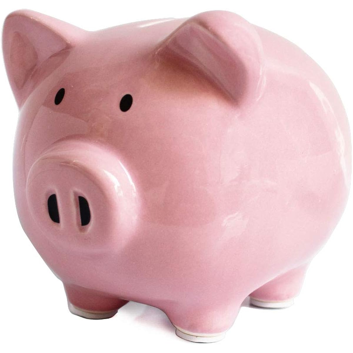 Piggy Bank Ceramic Piggy Bank Mini and Small Cute Ceramic Coin Piggy Bank Perfect Unique Gift Desktop or Savings Piggy Bank, Kids, Pink... (Red)